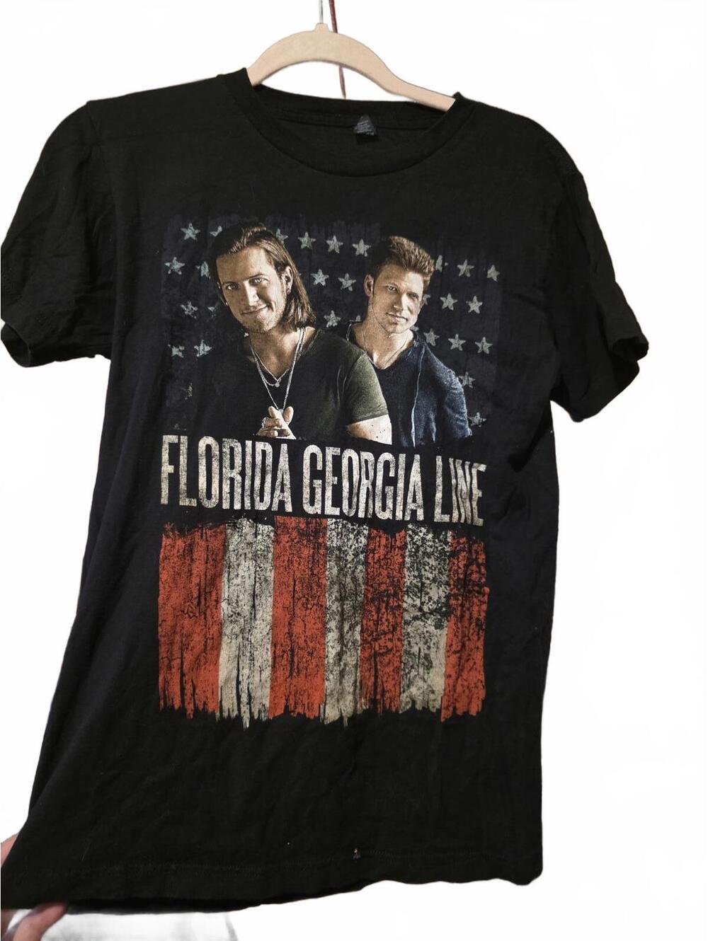Florida Georgia Line Graphic Band T-Shirt Size Small